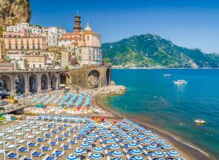 Atrani, Amalfi Coast, Italy. Italian Beaches.