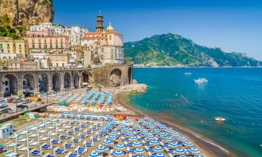 Atrani, Amalfi Coast, Italy. Italian Beaches.