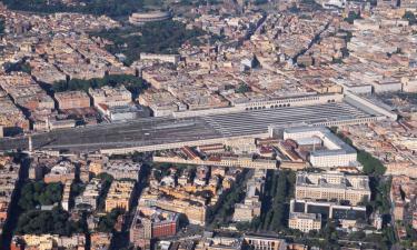 Travelling in Italy from Rome. Termini station, Rome