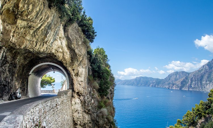 The road to Amalfi is just as scenic as Amalfi is. 